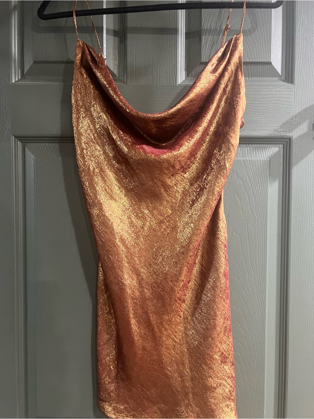 Super Down by Revolve “Matti” Mini Dress in Mocha